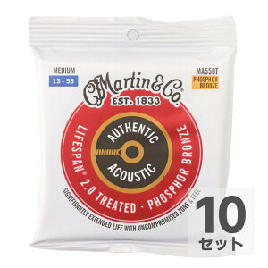 MARTIN MA550T Treated with Lifespan Phospher Bronze Medium AR[XeBbNM^[×10Zbg