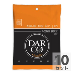 Darco D210 Acoustic Phospher Bronze Extra Light AR[XeBbNM^[×10Zbg