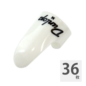 JIM DUNLOP 9011 White Plastic Fingerpicks ~fBA tBK[sbN×36