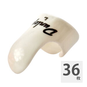 JIM DUNLOP 9021 White Plastic Fingerpicks [W tBK[sbN×36