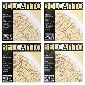 Thomastik Belcanto BC600 3/4 �R���g���o�X�� �Z�b�g �I�[�P�X�g���`���[�j���O