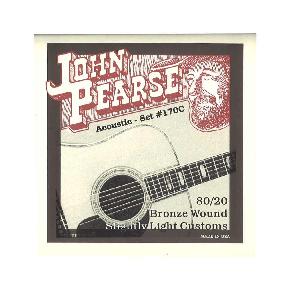 国内配送】 John Pearse String 170C アコースティックギター弦 11-52×3セット