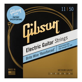 ギブソン GIBSON SEG-BWR11 Brite Wire Reinforced Medium エレキギター弦×3セット