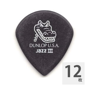 JIM DUNLOP 571 140 GATOR GRIP JAZZ III 1.4mm M^[sbN×12