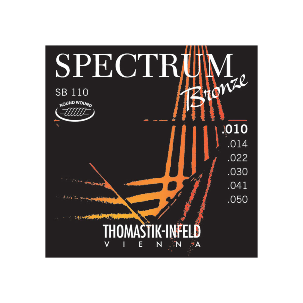 Thomastik-Infeld SB110 アコースティックギター弦×6セット 10-50 Bronze Spectrum アコースティックギター弦