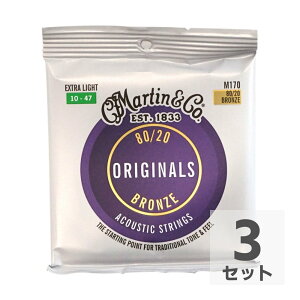 MARTIN M170 Extra Light 10-47 AR[XeBbNM^[×3Zbg