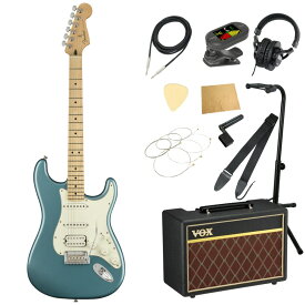 Fender Player Stratocaster HSS MN Tidepool フェンダー エレキギター VOXアンプ付き 入門11点 初心者セット