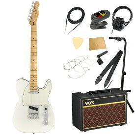 フェンダー Fender Player Telecaster MN Polar White エレキギター VOXアンプ付き 入門11点セット