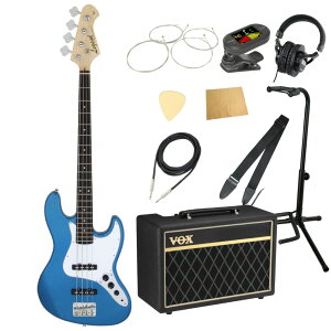 LEGEND LJB-Z MBL エレキベース VOXアンプ付き 入門10点 初心者セット