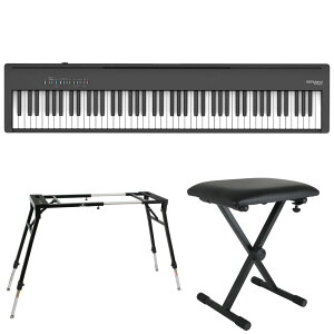 ���[�����h ROLAND FP-30X-BK Digital Piano �u���b�N �d�q�s�A�m �L�[�{�[�h�X�^���h �L�[�{�[�h�x���` 3�_�Z�b�g [���� Eset]