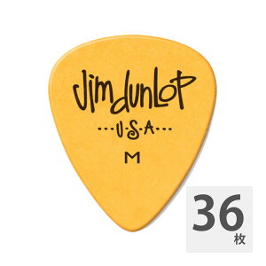 JIM DUNLOP 479MD POLYS PICK MEDIUM YELLOW M^[sbN×36