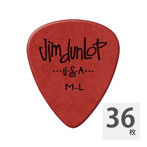 JIM DUNLOP 479ML POLYS PICK MEDIUM LIGHT RED M^[sbN×36