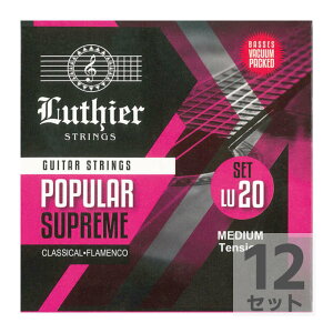 Luthier LU-20 Classical Flamenco Strings �t�������R �N���V�b�N�M�^�[��×12�Z�b�g