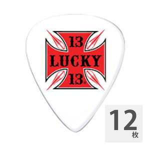 JIM DUNLOP Lucky 13 Red Cross 0.60mm M^[sbN×12