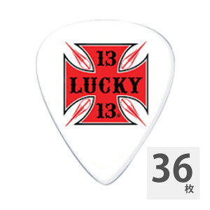JIM DUNLOP Lucky 13 Red Cross 0.60mm M^[sbN×36