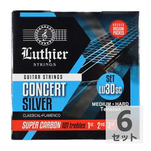 Luthier LU-30-CT Classical Flamenco Strings with Super Carbon 101 Trebles �t�������R �N���V�b�N�M�^�[��×6�Z�b�g
