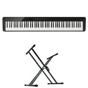�J�V�I CASIO Privia PX-S1100 BK �d�q�s�A�m �L�[�{�[�h�X�^���h 2�_�Z�b�g