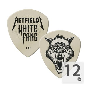 JIM DUNLOP PH122 1.0mm Hetfield'S White Fang Custom Flow Pick M^[sbN×12