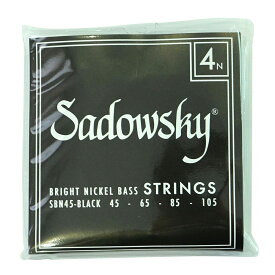 SADOWSKY SBN45 Black ブラックラベル ニッケル ベース弦×5セット