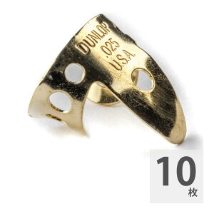 JIM DUNLOP 37R .025 Brass Fingerpicks tBK[sbN×10