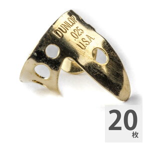 JIM DUNLOP 37R .025 Brass Fingerpicks tBK[sbN×20