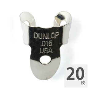 JIM DUNLOP 36R015 Nickel Silver Mini Fingerpicks tBK[sbN×20