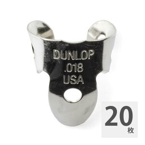 JIM DUNLOP 36R018 Nickel Silver Mini Fingerpicks tBK[sbN×20