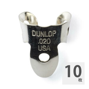 JIM DUNLOP 36R020 Nickel Silver Mini Fingerpicks tBK[sbN×10