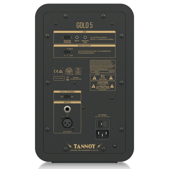 楽天市場】TANNOY GOLD 5 モニタースピーカー ×2本 スタンド付きセット 