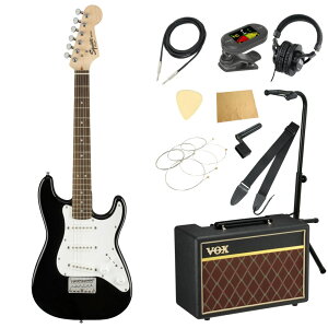 XNC[/XNCA Squier Mini Strat V2 Black GLM^[ VOXAvt 11_ S҃Zbg