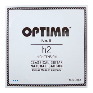 Optima Strings No6.CHT2 Natural Carbon B/H2 High 2弦 バラ弦 クラシックギター弦×3本