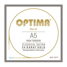 Optima Strings NO6.GHT5 No.6 24K Gold A5 High 5弦 バラ弦 クラシックギター弦×3本