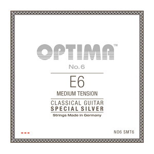 Optima Strings NO6.SMT6 No.6 Special Silver E6 Medium 6�� �o���� �N���V�b�N�M�^�[��×3�{