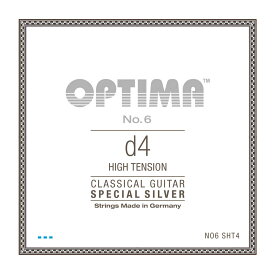 Optima Strings NO6.SHT4 No.6 Special Silver D4 High 4弦 バラ弦 クラシックギター弦×3本
