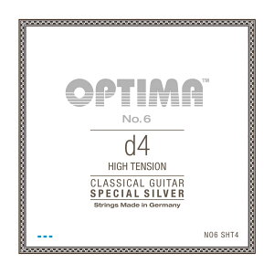 Optima Strings NO6.SHT4 No.6 Special Silver D4 High 4�� �o���� �N���V�b�N�M�^�[��×3�{