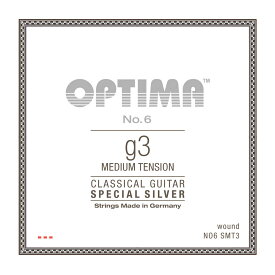 Optima Strings NO6.SMT3 No.6 Special Silver G3 Medium 3弦 バラ弦 クラシックギター弦×3本