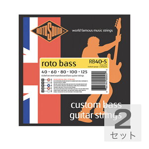 gTEh x[X 2Zbg RB40-5 Roto Bass Medium 5-Strings Set 40-125 LONG SCALE 5GLx[X×2Zbg ROTOSOUND
