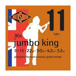 gTEh M^[ 3Zbg JK11 Jumbo King Light 11-52 AR[XeBbNM^[×3Zbg ROTOSOUND