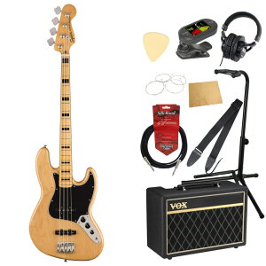 �X�N���C���[/�X�N���C�A Squier Classic Vibe '70s Jazz Bass NAT MN �G���L�x�[�X VOX�A���v�t�� ����10�_ ���S�҃Z�b�g