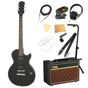 Epiphone GstH Les Paul Special Satin E1 Vintage Worn Ebony GLM^[ VOXAvt 11_ 叉S҃Zbg