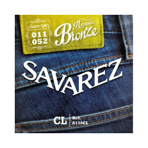 �T�o���X �A�R�M�� SAVAREZ A130CL Bronze Custom Light �A�R�[�X�e�B�b�N�M�^�[��×3�Z�b�g