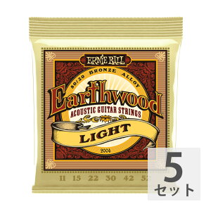 A[j[{[ ERNIE BALL 2004 Earthwood Light×5Zbg 80/20 Bronze 11-52 Gauge AR[XeBbNM^[