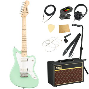 Squier Mini Jazzmaster HH Maple Fingerboard Surf Green GLM^[ VOXAvt 11_ S҃Zbg