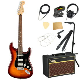 フェンダー Fender Player Stratocaster HSS Plus Top PF TBS エレキギター VOXアンプ付き 入門11点 初心者セット
