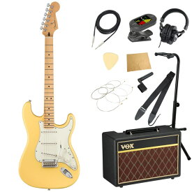 フェンダー Fender Player Stratocaster MN Buttercream エレキギター VOXアンプ付き 入門11点 初心者セット