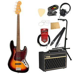 XNC[/XNCA Squier Classic Vibe '60s Jazz Bass Fretless 3TS LRL GLx[X VOXAvt 10_ S҃Zbg