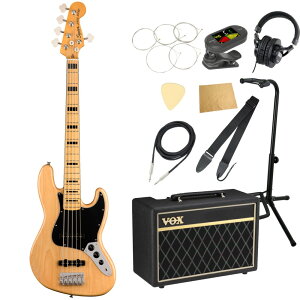 XNC[/XNCA Squier Classic Vibe '70s Jazz Bass V NAT MN 5 GLx[X VOXAvt 10_ S҃Zbg