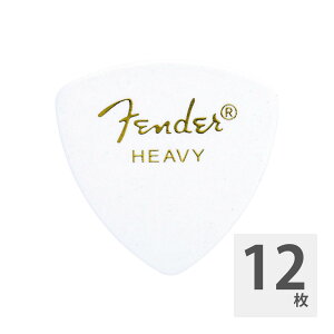 tF_[ M^[sbN 12 Zbg wr[ 346 Shape Classic Celluloid Picks Heavy White Fender