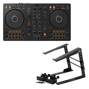Pioneer DJ DDJ-FLX4 ���b�v�g�b�v�X�^���h�t���Z�b�g DJ�R���g���[���[ rekordbox / Serato DJ Lite�Ή� PC / �X�}�z���Ή������������R���g���[���[�yDDJ-400 ��p�@��z
