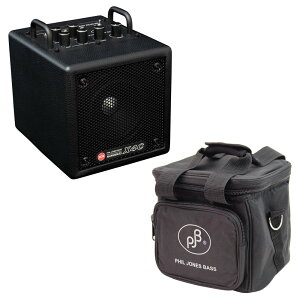PHIL JONES BASS NANOBASS X4C Black ���^�x�[�X�A���v �R���{ USB���o�C���o�b�e���[�Ή� �����L�������O�o�b�O�Z�b�g